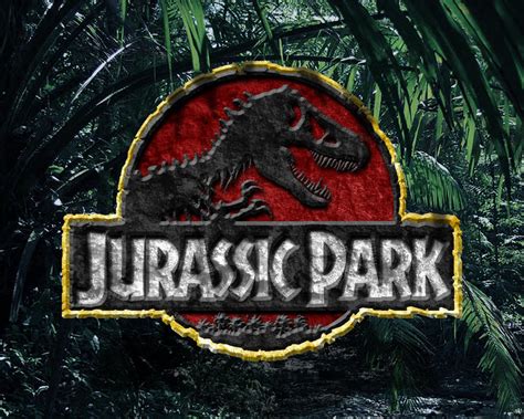 Rocky Jurassic Park Logo Wallpaper Classic Colors By
