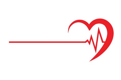Logo For A Cardio Clinic Vector Illustration Vector Art At Vecteezy
