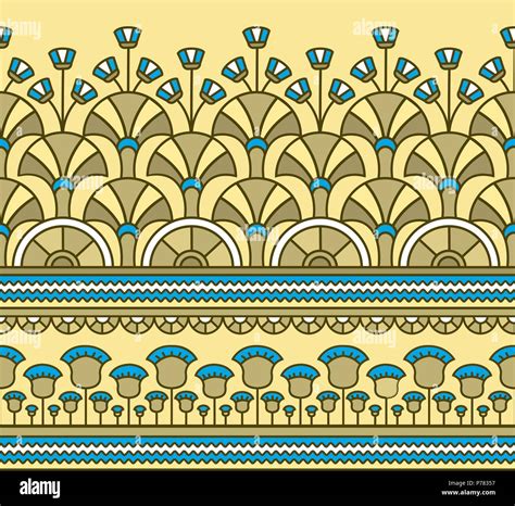 Egyptian Ornamentegyptian Pattern Seamless Pattern In Egyptian Style