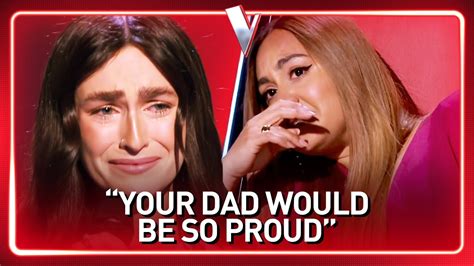 Emotional Tribute To Her Dad Leaves The Voice Coaches In Tears