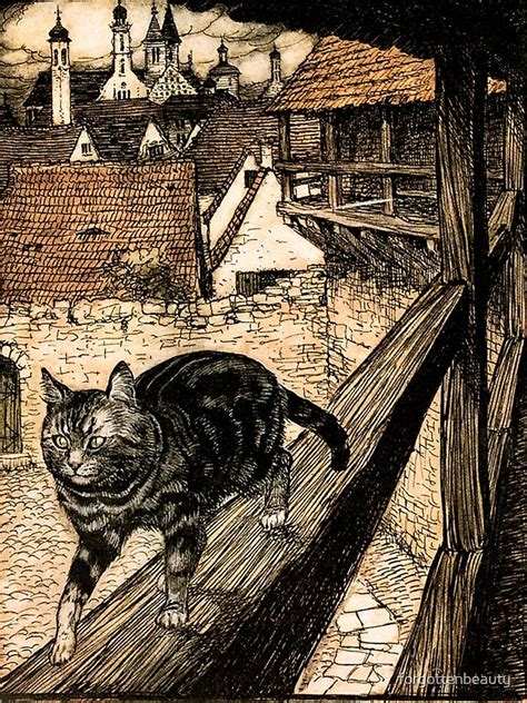 Cat And Mouse In Partnership Grimms Fairy Tales Arthur Rackham