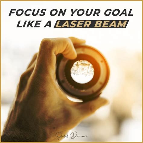 Focus On Your Goal Like A Laser Beam I 2021
