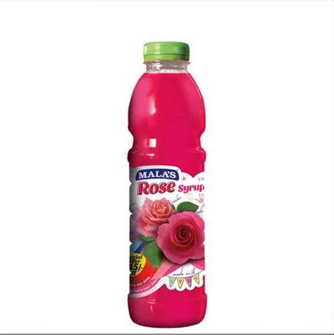 Malas Malas Rose Syrup Packaging Type Plastic Bottle At Best Price