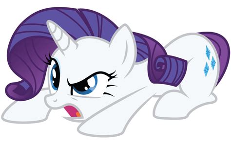 Angry Rarity You Better Watch Out My Little Pony Rarity Mlp My