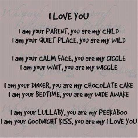 I Love You A Poem For My Daughter Things That Make Me