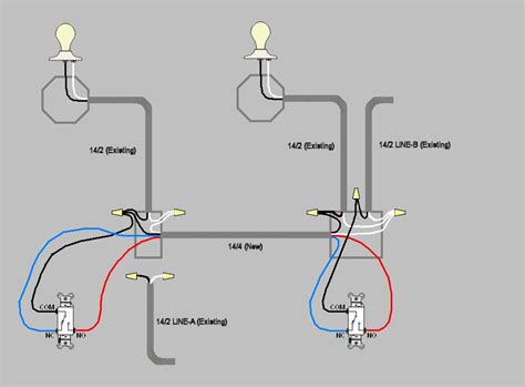 Two Way Switching Wiring Diagram
