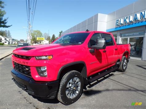 2022 Red Hot Chevrolet Silverado 2500hd Custom Crew Cab 4x4 144183303