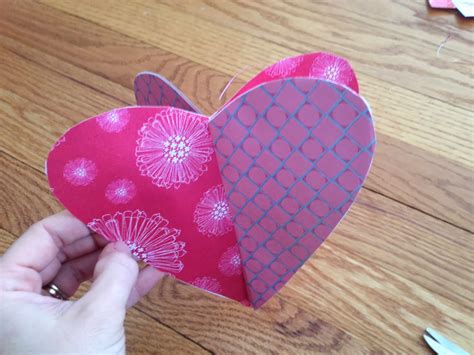 Two It Yourself How To Make 3d Paper Hearts For Valentine