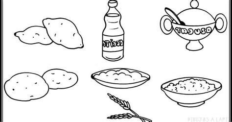 ᐈ Dibujos De Alimentos【top】ricos Alimentos Para Colorear