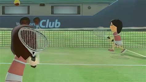 Becoming A Pro Tennis Player In Wii Sports Club Tennis YouTube