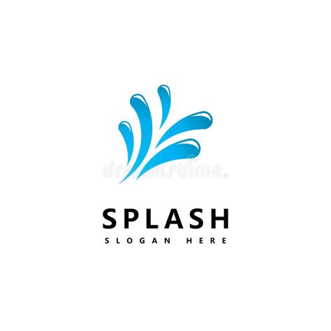 Water Wave Splash Symbol And Icon Logo Template Vector Stock Vector