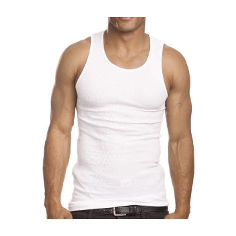 Fmr Slhrvib 3x Mens A Shirt 100 Cotton Ribbed Tank Top