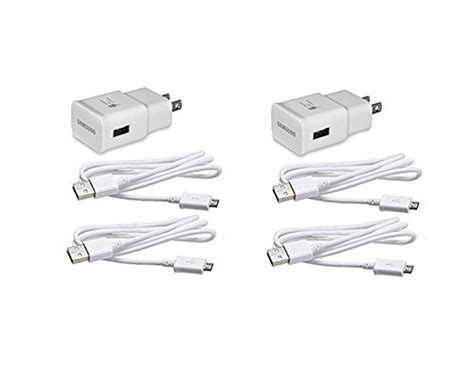 2 Pack Original Samsung Fast Charging Adapter Travel Charger 2 5 Foot