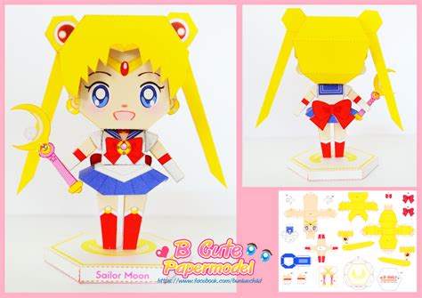 Plantillas Papercraft Sailor Moon Anime Paper Toys Sailor Moon Sailor