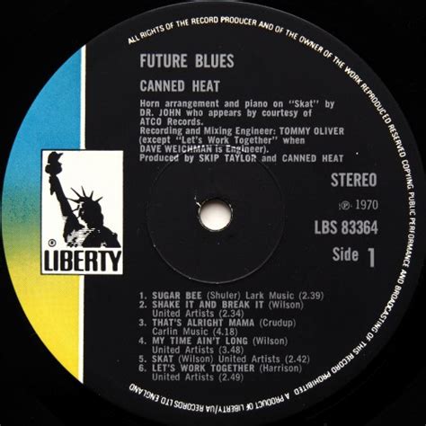 Canned Heat Future Blues Uk Early Press 中古レコード・中古cdのdisk Market