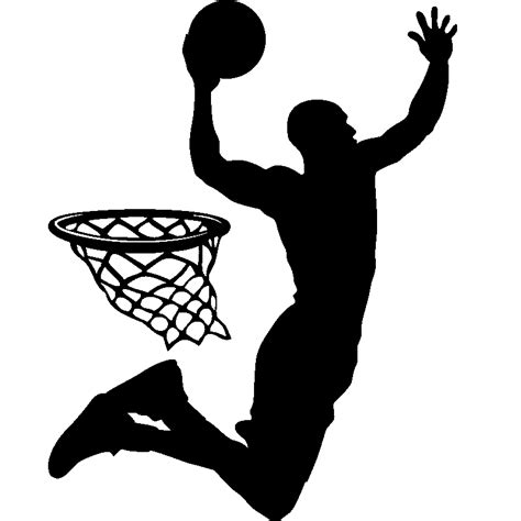 Slam Dunk Basketball Player Silhouette Sport Michael Jordan Png