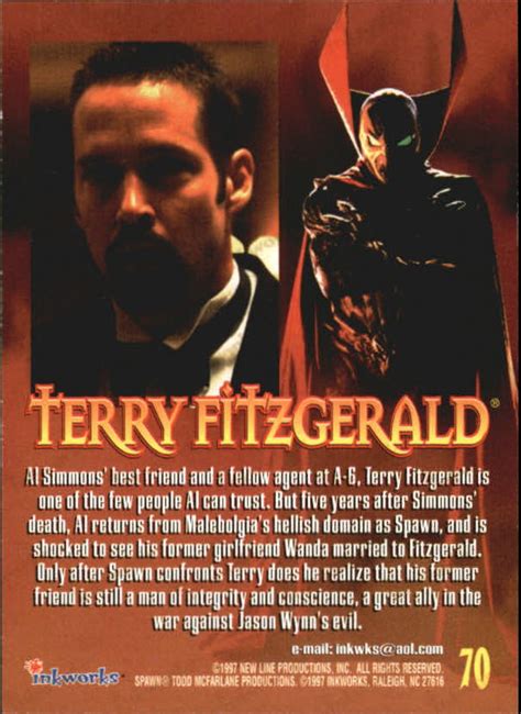 1997 Inkworks Spawn Movie 70 Terry Fitzgerald Nm Mt