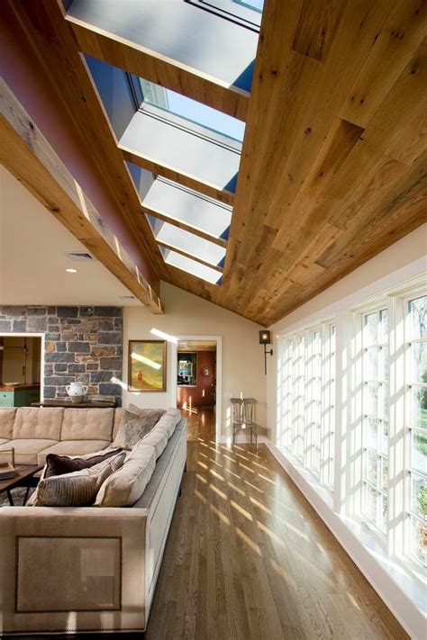 Heritage Reclaimed White Oak Ceiling Cladding And Reclaimed Beam