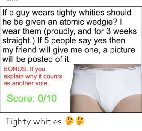 Tighty Whities Hanging Wedgie