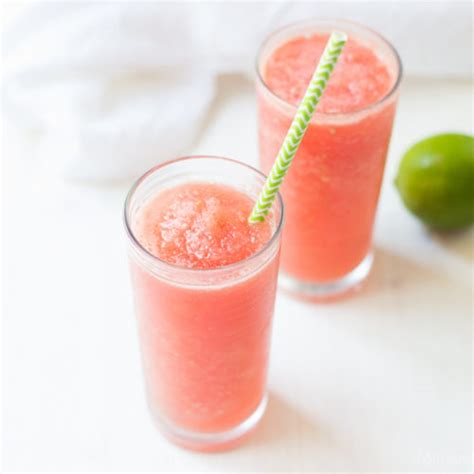 Sparkling Watermelon Slush With Lime Marisa Moore Nutrition