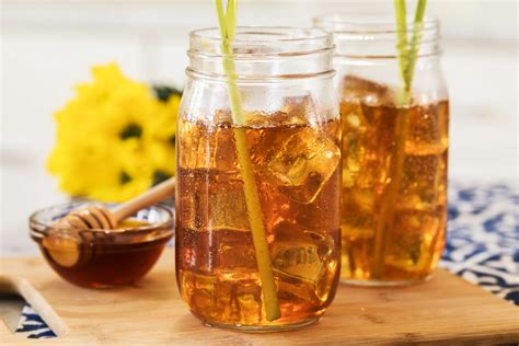 Honey Ginger Iced Green Tea With Lemongrass Luzianne Tea