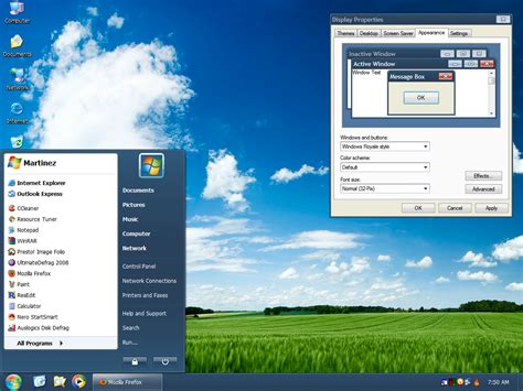 Windows Royale тема для Windows Xp