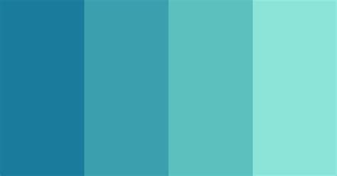Aquatic Blues Color Scheme Blue