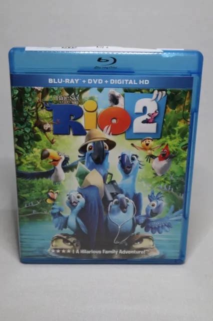 Rio 2 Blu Ray Dvd Digital Hd 2 Disc Set 2014 Bilingual Movie 511