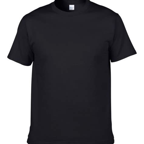 Gildan Premium Cotton Unisex T Shirt Black Shopee Singapore