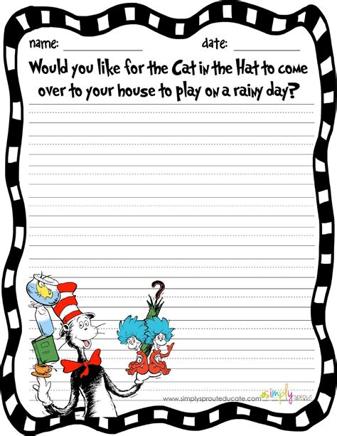 Celebrate Reading With The Cat In The Hat ~ Simply Sprout
