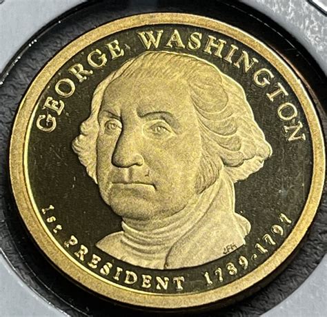 2007 S Proof Direct From 07s Mint Proof Set George Washington Us Gold