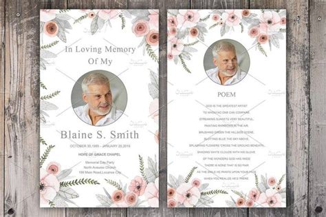 20 Memorial Card Designs And Templates Psd Ai Indesign