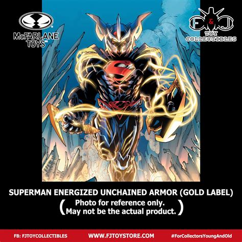 Mcfarlane Toys Dc Multiverse 7in Superman Energized Unchained Armor