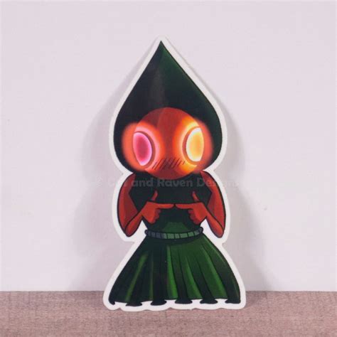 Flatwoods Monster Cryptid Cuties Vinyl Stickers Cat And Raven Designs