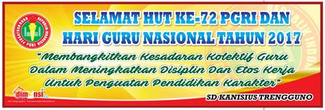 Download Contoh Desain Spanduk Hari Guru Nasional 2017 Vector Cdr