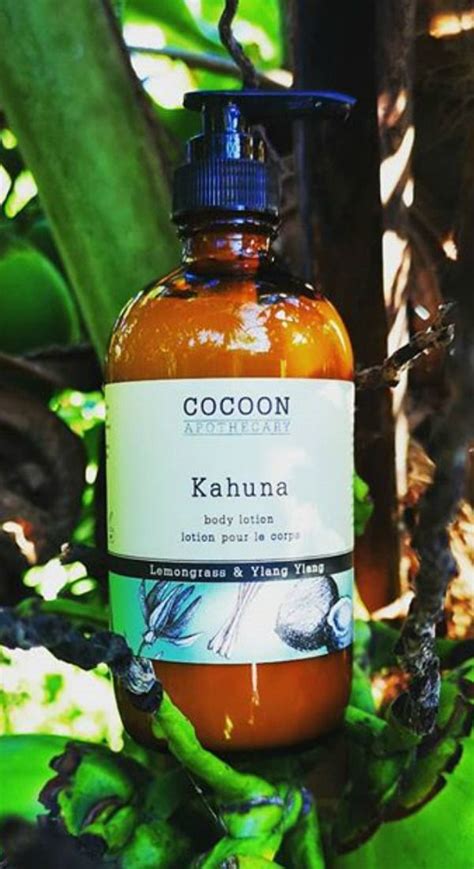 Kahuna Body Lotion 25 By Cocoon Apothecary Skin Care An Organic Body