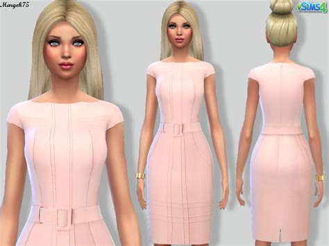 The Sims Resource Sims 4 Moschino Chic Dress
