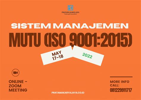 Sistem Manajemen Mutu Iso 90012015 Pratama Karya Jaya
