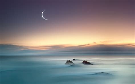 Moon Sea Hd Nature 4k Wallpapers Images Backgrounds Photos And