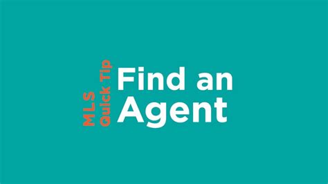 Mls Quick Tip Find An Agent Youtube