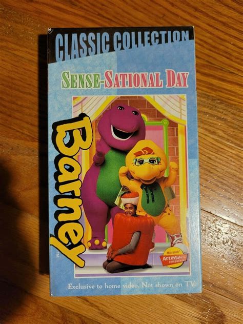 Barney Vhs Classic Collection Sense Sational Day Vhs Ebay