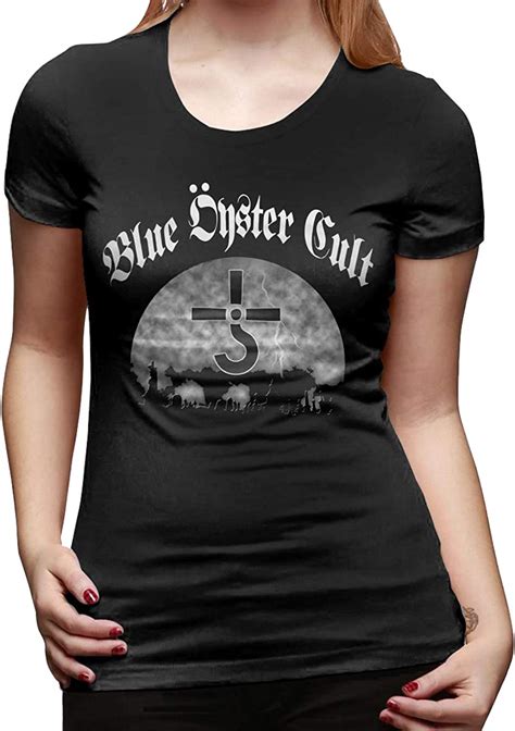 Blue Oyster Cult Tshirts Printed Basic Shirt Womans Clothing