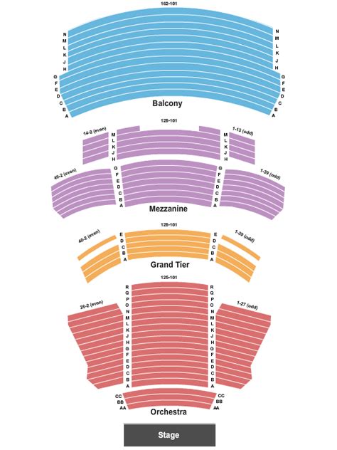 New York City Center Seating Chart And Maps New York