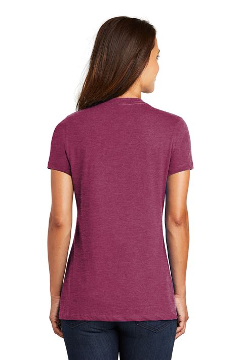 District Womens Perfect Weight V Neck Tee Product Sanmar