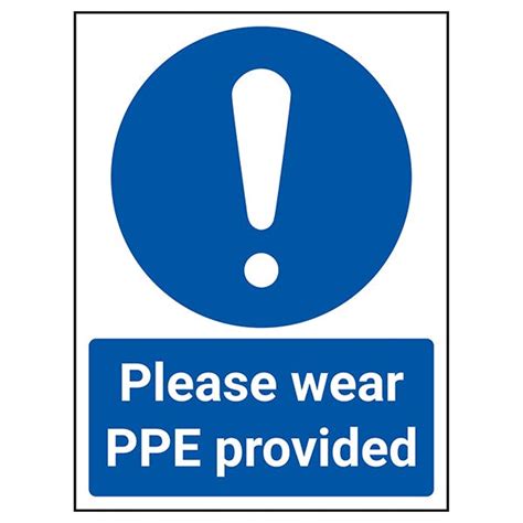Please Wear Ppe Provided Infection Control Essentials
