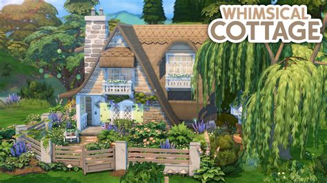 Whimsical Tiny Cottage The Sims 4 Speed Build Youtube