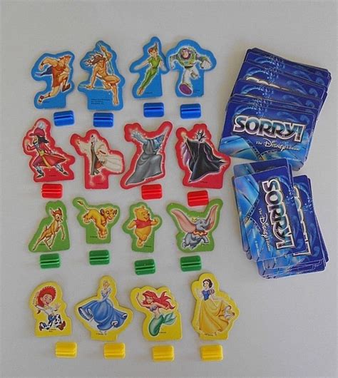 At snow joe + sun joe we stand behind each product we manufacture. Sorry Disney Edition 2001 Hasbro Replacement Game Pieces Stands 47 Cards No Box #Hasbro | Game ...