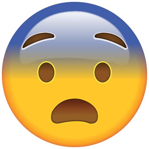 Emoticon Fearful Transparent Png Stickpng