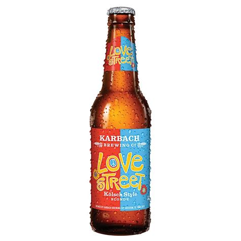 Karbach Love Street Kolsch Style Blonde Beer Glass Bottle Shop Beer