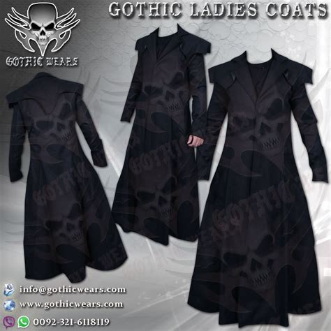 GOTHIC LADIES COAT Artical No: GW-1001 Gothic Men Coats Gothic Women Coats Gothic Men Jackets ...